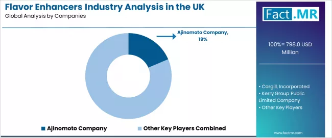 Flavor enhancers Industry Analysis In The Uk Analysis By Company